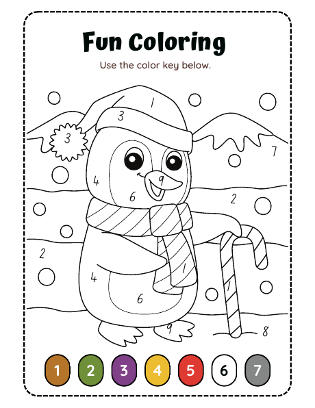 Colouring sample from Mega Colouring (Assorted)