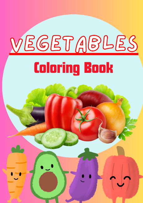 Colouring sample from Fruits, Veg & Health Colouring
