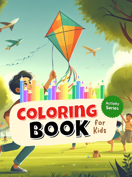 Colouring sample from Kids Colouring Pages