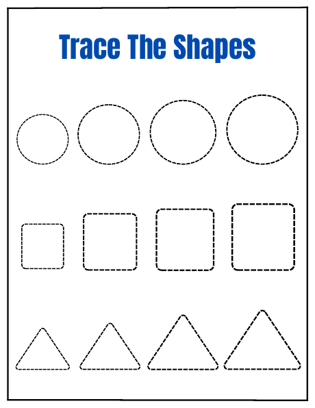 Shapes sample from Early Learning Curriculum (Age 2-3 Yrs)