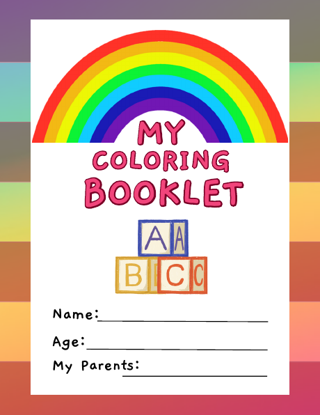 Alphabet sample from Alphabet Colouring
