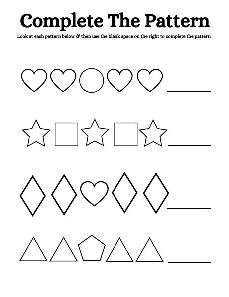 Shapes sample from Early Learning Curriculum (Age 2-3 Yrs)