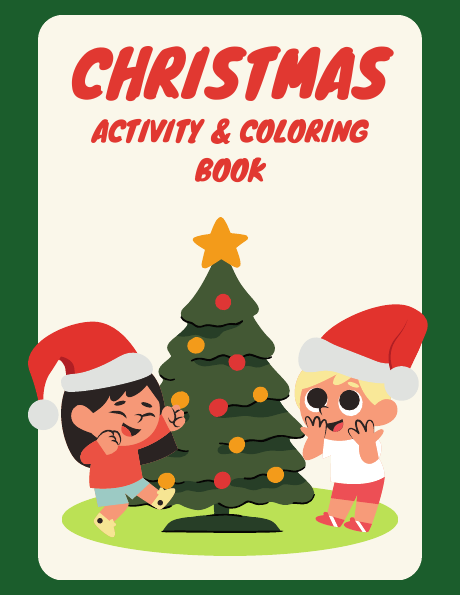 Colouring sample from Christmas Colouring