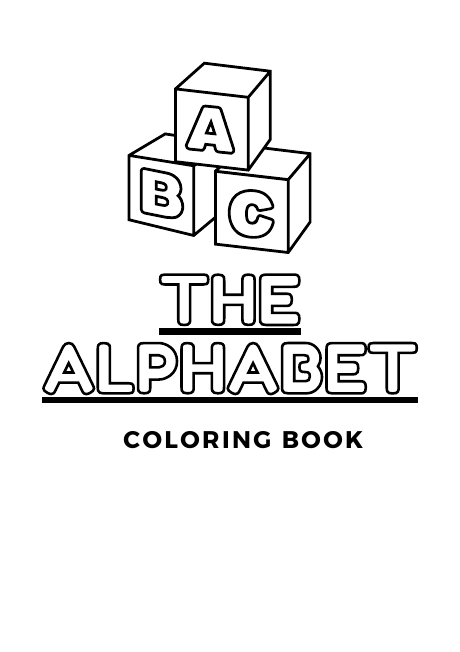 Alphabet sample from Alphabet Colouring