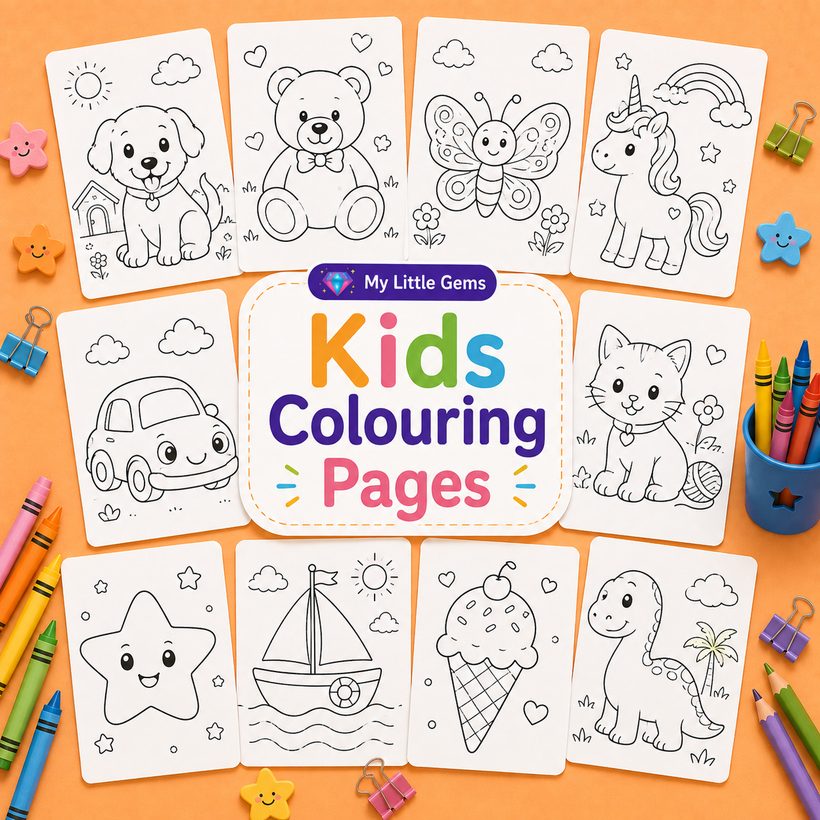 Kids Colouring Pages – printable worksheets PDF