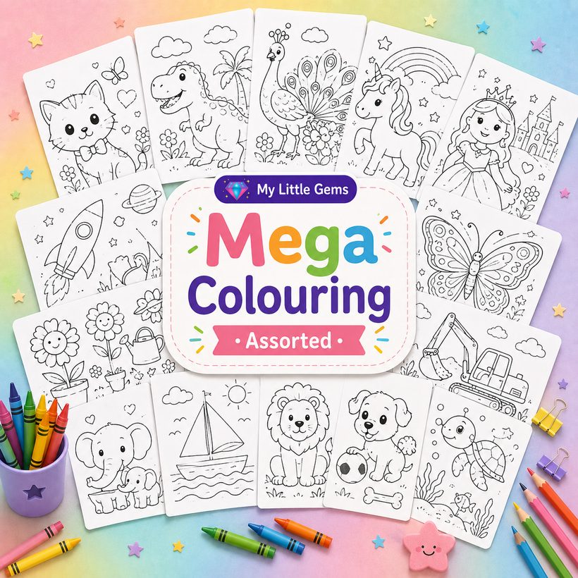 Mega Colouring (Assorted) – printable worksheets PDF