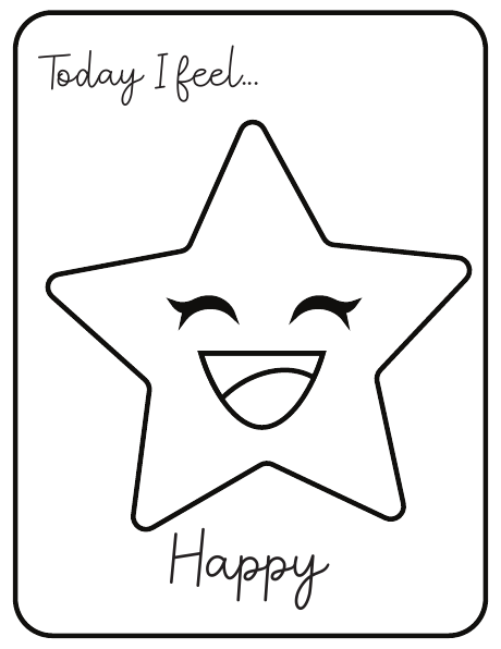 Emotions sample from Emotions Colouring