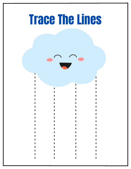 Tracing sample from Alphabet & Pre-Writing Pack