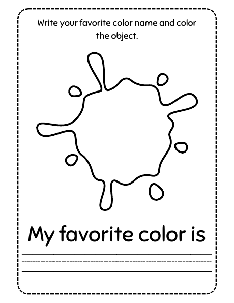 Colouring sample from Colouring Pack