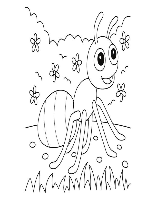 Ready to Colour sample from Complete Library — 12,000+ worksheets